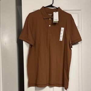 Classic Brown Kids Polo Shirt